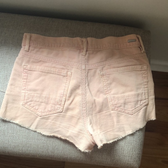 Orange corduroy shorts - Picture 2 of 4